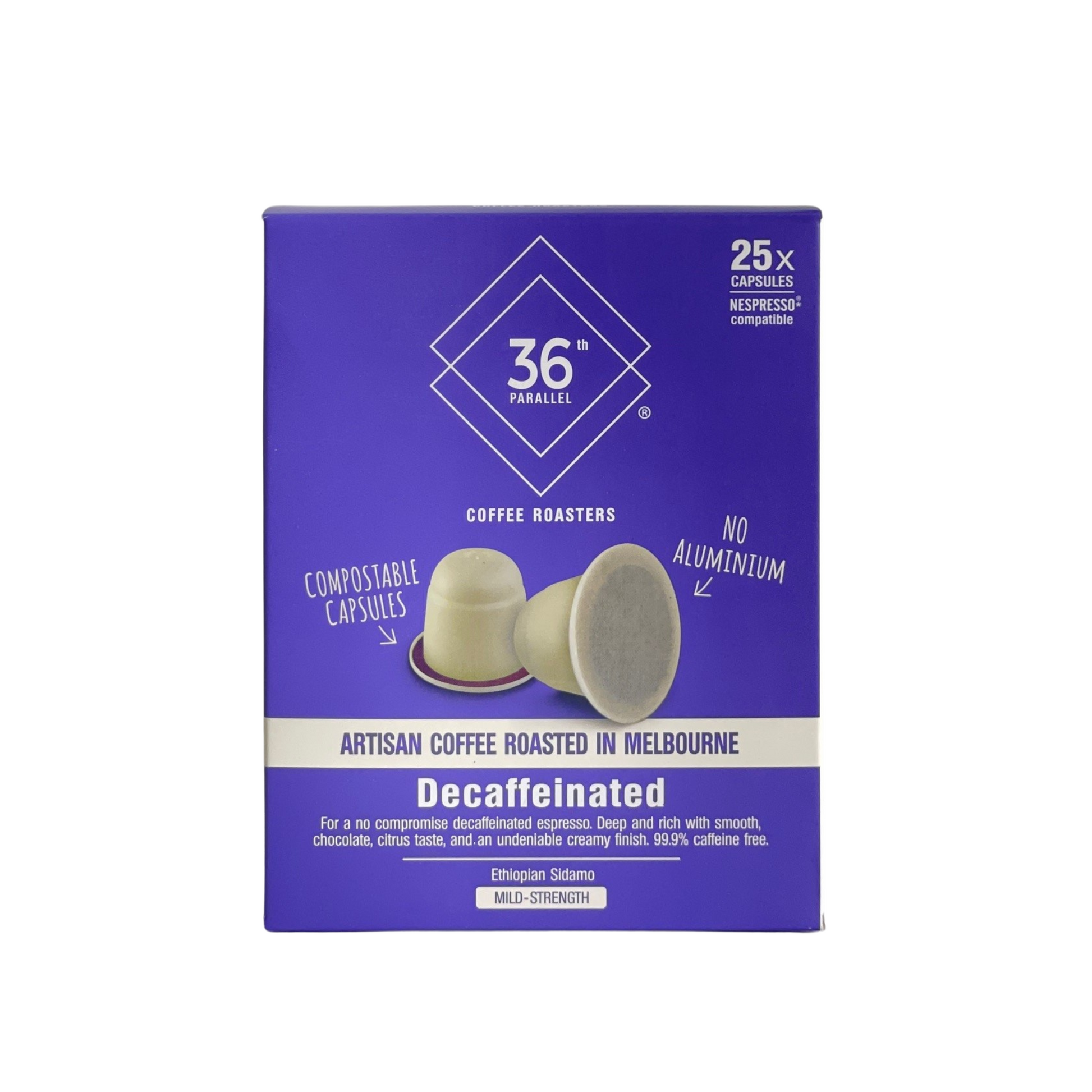 36th Parallel Decaf Coffee Pods – Nespresso Compatible